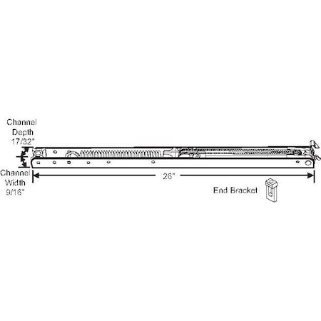 Strybuc 26in Channel Balance 62FC-26D-5